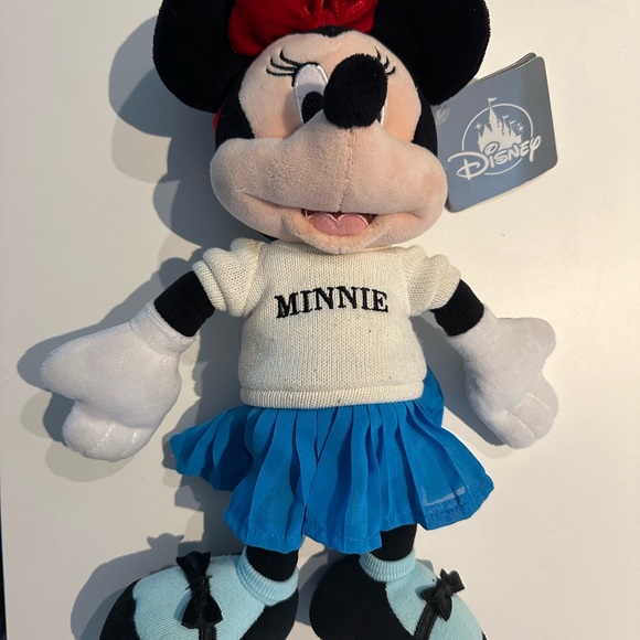 11” Minnie plush in mouse club sweater - Picture 3 of 3